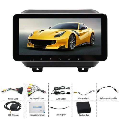 10.33'' Stereo Radio 4+32GB GPS Head Unit For Jeep Wrangler JL Gladiator 2018-24 - Picture 9 of 24