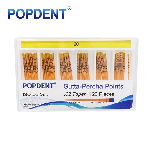Dental MM Marked Endodontic Gutta Percha Points .02/.04/.06 Taper All Size 15-40 - Picture 12 of 31