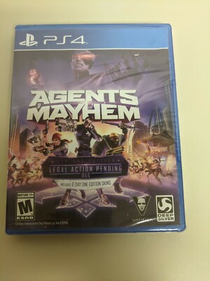 Deep Silver Agents Of Mayhem Launch Edition (PS4) BRAND NEW IN SEALED PACKAGING.