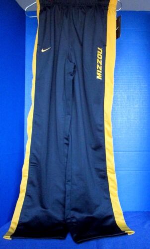 NIKE~Black w/ Yellow MIZZOU Missouri TIGERS ATHLETIC WARM-UP PANTS~Boy Large~NWT - Picture 1 of 2