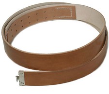 WH Lederkoppel Koppelriemen  braun , NEU L&auml;nge: 100 cm "Made in germany Produkt"