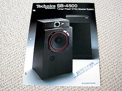 technics sb 4500 speakers