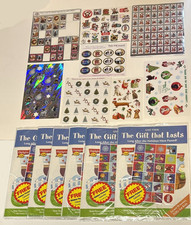 Lot Of 300 Christmas Stickers Mixed Lots  6 Highlights Hidden Pictures Calendar