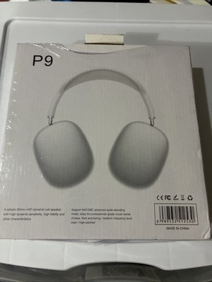 P9 Wireless Bluetooth Headphones Black In Color NEW IN ORIGINAL BOX SEALED!