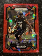 2024 Panini Prizm Draft Picks Red Ice Prizm #189 ENNIS RAKESTRAW JR Rookie RC