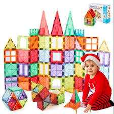 100PCS Magnetische Fliesen Bausteine   Spielz...