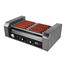 Roller Dog RDB18SS Commercial 18 Hot Dog 7 Roller Grill Cooker Machine