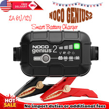 Noco Genius2 2a 6v12v Smart Battery Charger Maintainer Agm Lithium 12v Noco Genius2 2a 6v12v Smart Battery Charger Maintainer Agm Lithium 12v