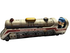 Vintage Mountain Special Express Train Engine 3671 Japan Tin Litho Modern Toys