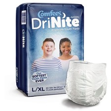 Comfees DriNite Juniors Youth Youth Absorbent Underwear Large / X-Large 60 to