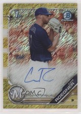 2019 Bowman Chrome HTA Gold Shimmer Refractor 2/50 Cam Roegner #CPA-CR Auto 2p7