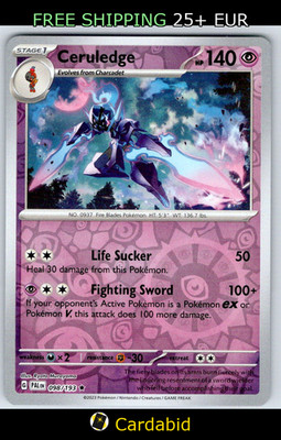 Ceruledge - PAL #098/193 SV02: Paldea Evolved Reverse Holo Ryota Murayama NM