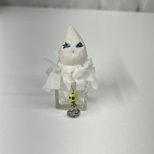 Handmade Glittery Ghost Halloween Decoration