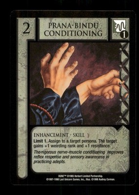 Prana-Bindu Conditioning  Dune Trading Card TCG