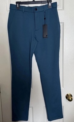 Greyson Men s 30/32 Sequoia Trouser Storm Blue Slim Fit Stretch Golf Pants NEW