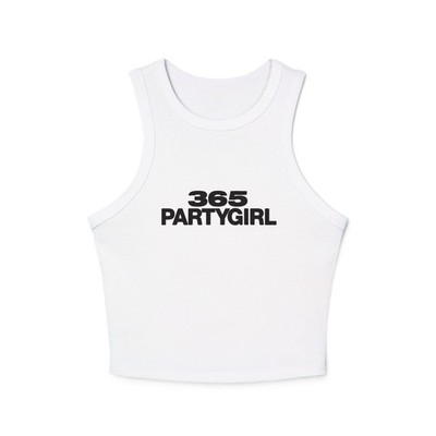 Party Girl 365 Charli Women's Micro Rib Racer Tank Top