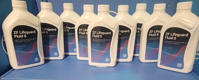 ZF LIFEGUARD 8 SPEED  (6 LITER)  &  9 SPEED (3 LITER)  TRANSMISSION FLUID (9 PK)