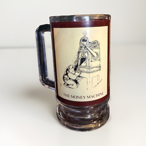 Strike It Rich Reno Casino Souvenir Glass Mug The Nugget Factory