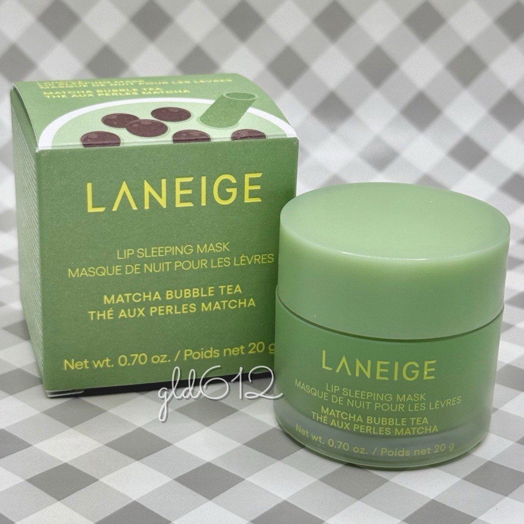 Máscara para dormir labial Laneige MATCHA BUBBLE TEA 20 g edición limitada ••NUEVA EN CAJA••