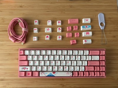 Akko 3068 World Tour Tokyo Version Bluetooth 3.0 Mechanical Akko Pink Linear
