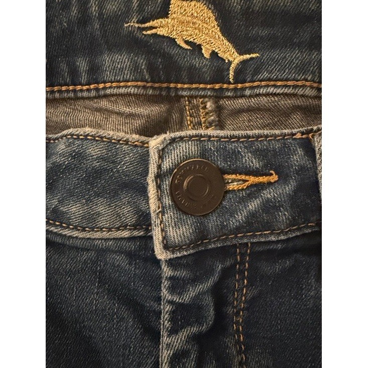 Tommy Bahama Womens High Rise Ankle Skinny Jeans Medium Wash Blue 29x28 image 2