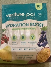 Venture Pal Sugar Free Electrolyte Powder Packets - Liquid Daily IV Drink Mix...