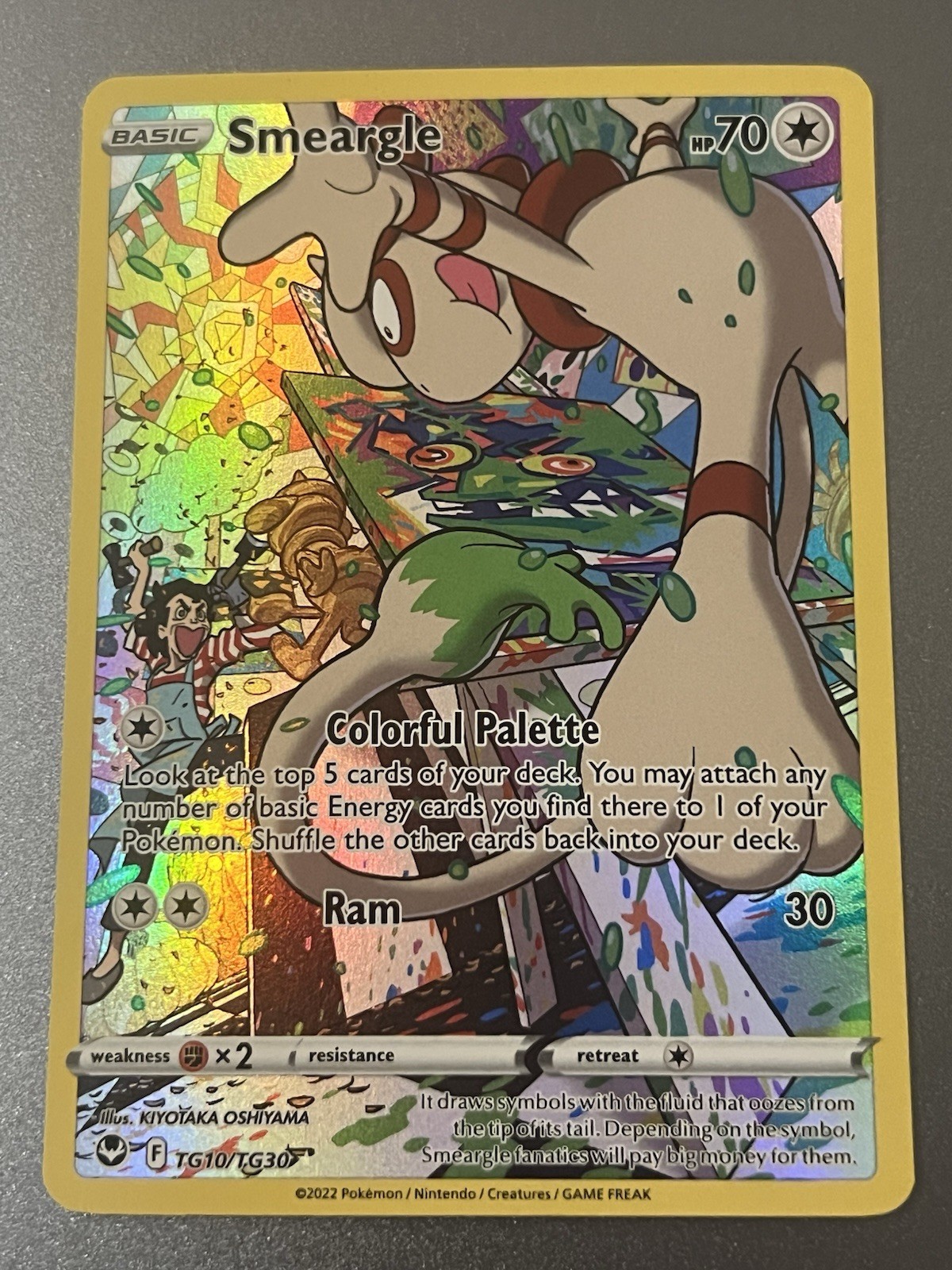 Smeargle TG10/TG30 Trainer Gallery Pokémon 2022 Silver Tempest NM Near Mint