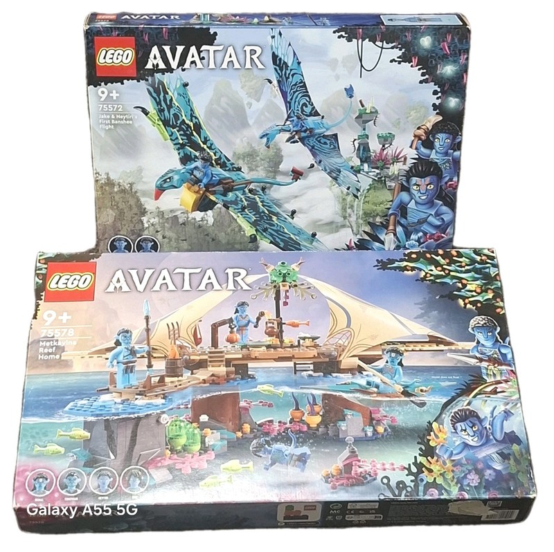 SEALED LEGO AVATAR 75578 METKAYINA REEF HOME THE WAY OF WATER And  75572  Banshe