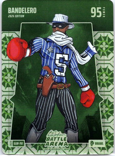 Bo Jackson Battle Arena Bandelero Brawl Green Linoleum Case Hit Paolo Bacnchero