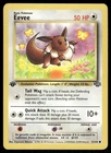 Pokemon Cards Eevee 51/64 1st Edition Jungle WOTC Common NM
