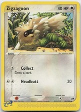 Zigzagoon 85/100 Common Sandstorm Pokemon MP
