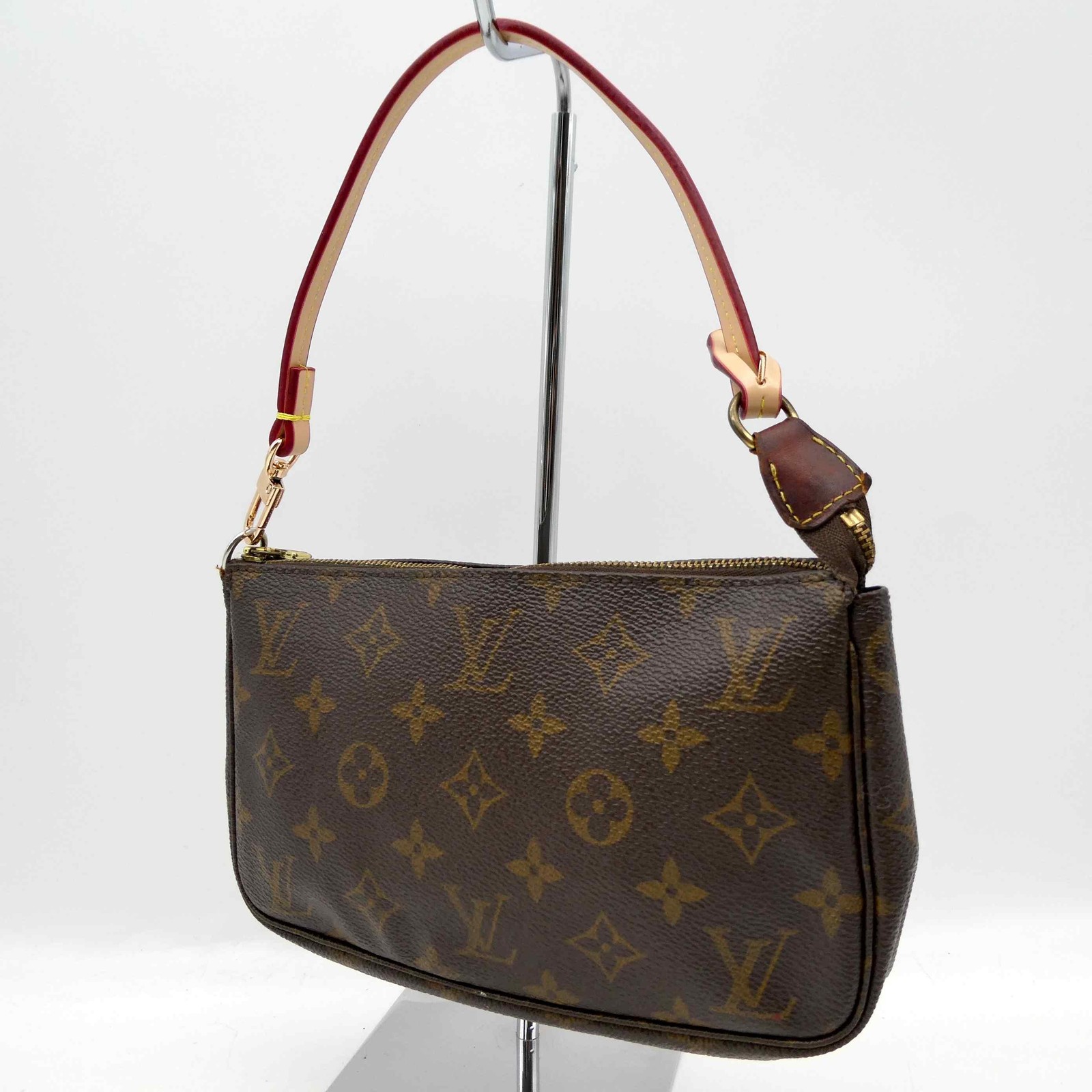 Louis Vuitton Pochette Accessoires Hand Bag PVC Leather M51980 Monogram 787