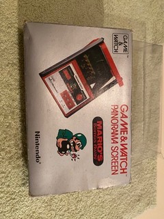 nintendo game and watch panorama mario's bombs away