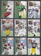 1996 Playoff Prime Football GOLD/SILVER LOT of 12 Michael Irvin, Kerry Collins
