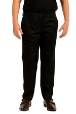 Scuderia Ferrari Men's Black Flat Front Casual Pants US 30 IT 46