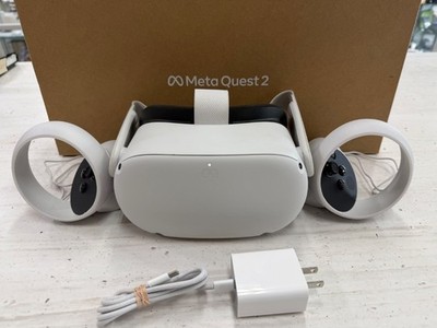 Meta Quest 2 Virtual Reality Headset 128GB White with Two Controller