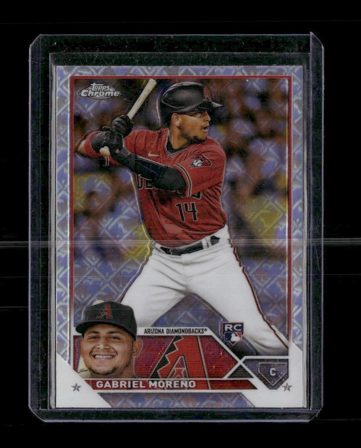 2023 Topps Chrome - Gabriel Moreno #189 Logofractor (RC)