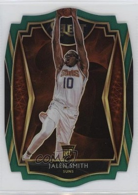 2020 Select Premier Level Green Prizm Die-Cut 5/5 Jalen Smith #188 Rookie RC 4f5