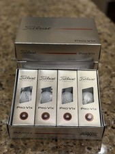 4 Dozen Titleist ProV1x Golf Balls-Brand NEW in Box - NO LOGOS - ALL 1