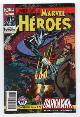 1991 MARVEL DARKHAWK #1 & WHAT THE--?! #6 1ST DARKHAWK RARE KEY GRAIL SPAIN
