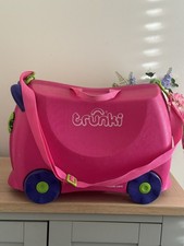 Trunki Trixie Pink ride-on suitcase Trunki Case Bag Travel Kids Girls Boys