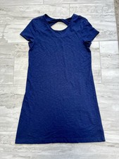 Abito donna Gap piccolo blu navy manica corta girocollo dietro