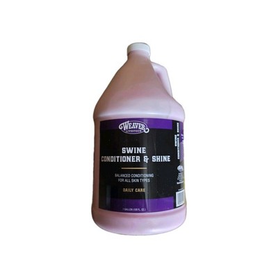 Weaver Swine Conditioner and Shine 128 Fl Oz Natural Balanced Moisture Care