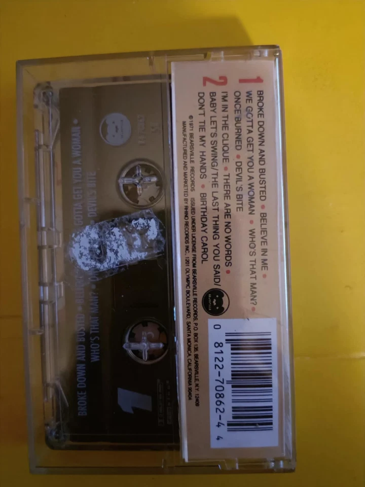 Todd Rundgren -Runt Cassette Tape 1971 Rhino Records. In very good condition - Image 2 of 2