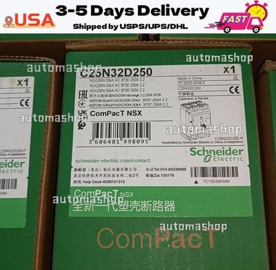 Circuit breaker C25N32D250,  ,   US Free TAX