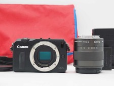 Canon EOS M Mirrorless Digital Camera Black 18-55mm Lens Exc   Z5838A