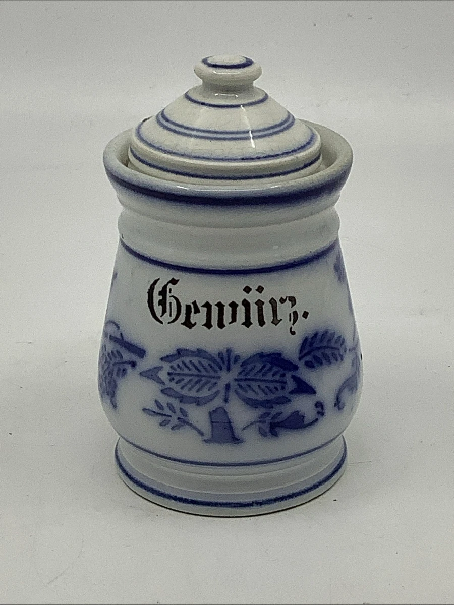 Blue Decorative Ceramic & Porcelain Crocks 1900-1940 | eBay