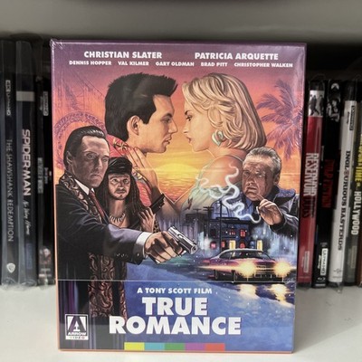 True Romance 4K UHD Blu-ray Arrow Video Limited Editon Deluxe Steelbook OOP