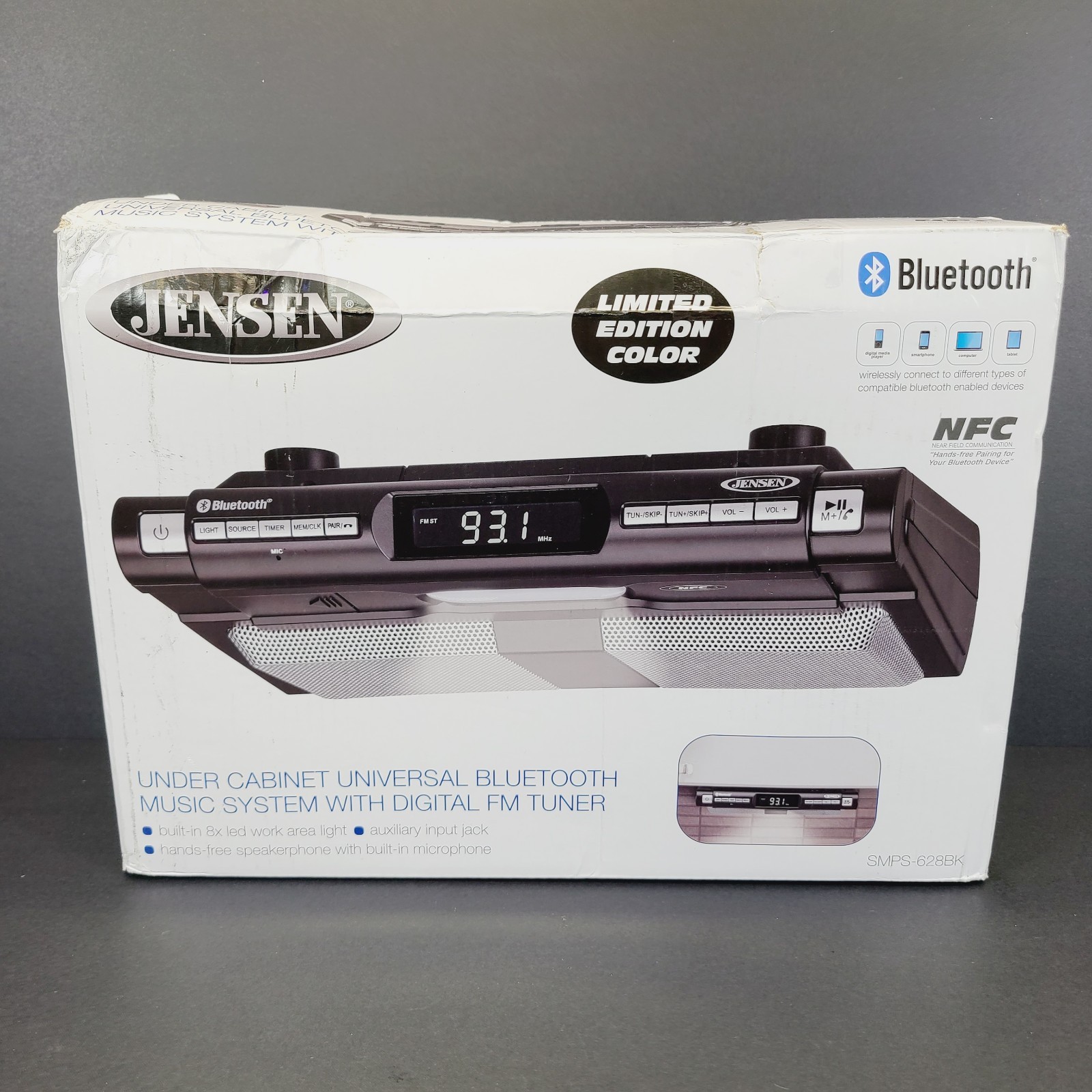 Under Cabinet Universal Bluetooth Music System Digital FM Je