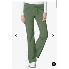 Cherokee Infinity Women's 4-Pocket STRETCH Drawstring Scrub Pants Large Petite